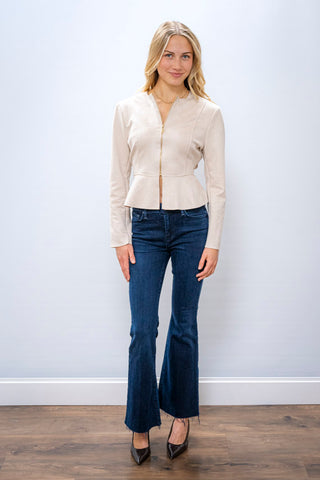 THML Zip Front Tie Jacket