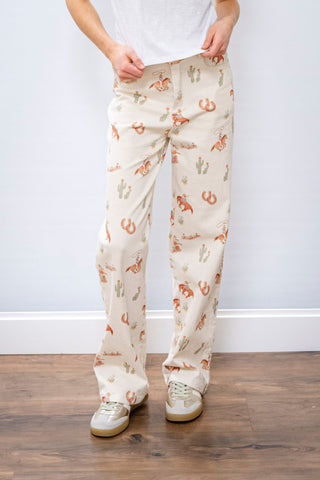 BAILEY ROSE Cactus & Cowboys Pants