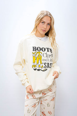 PEOPLE OF LEISURE Boots Class n Sass Pullover