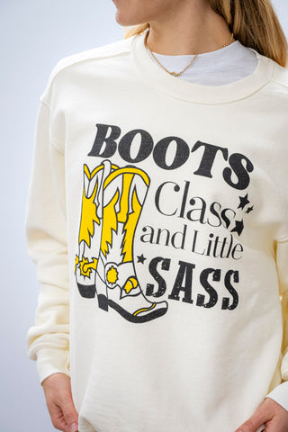 PEOPLE OF LEISURE Boots Class n Sass Pullover