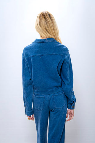 Z SUPPLY Heritage Knit Denim Jacket