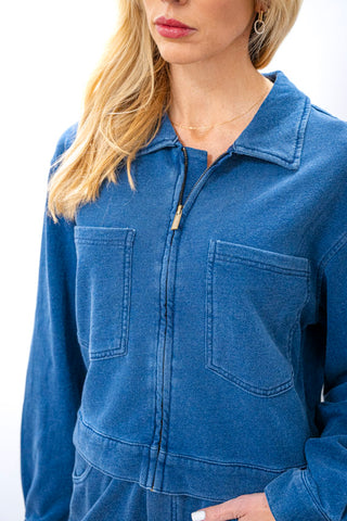 Z SUPPLY Heritage Knit Denim Jacket