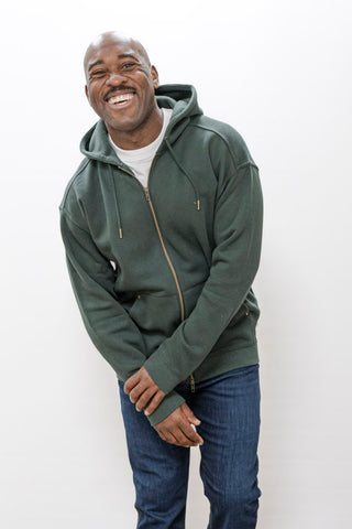 TNB Normal Fleece Full Zip Up Hoodie