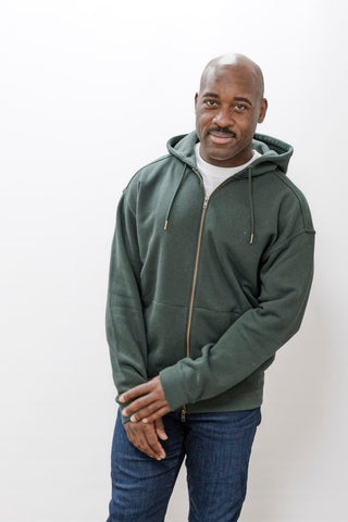 TNB Normal Fleece Full Zip Up Hoodie