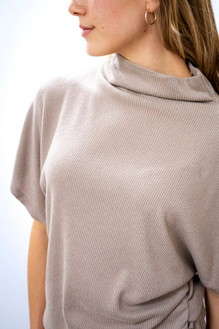 APRICOT Soft Touch Side Ruched Top