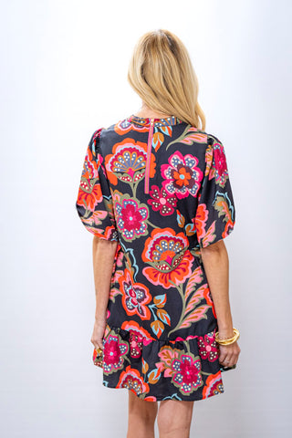 CROSBY Cosmic Floral Lou Dress