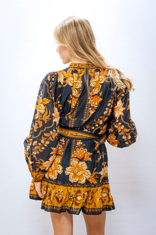 FARM RIO Majestic Garden Mini Dress