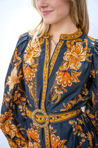 FARM RIO Majestic Garden Mini Dress