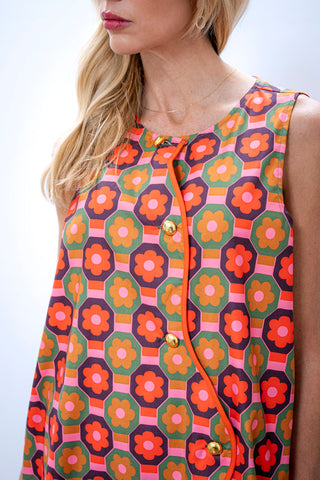 CROSBY Mod Daisy Zaire Dress