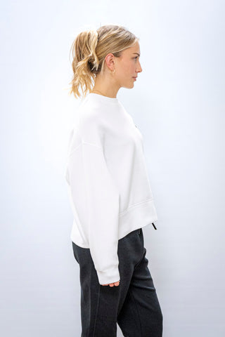 LACOSTE Cropped Sweatshirt