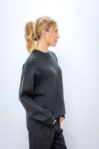 LACOSTE Cropped Sweatshirt