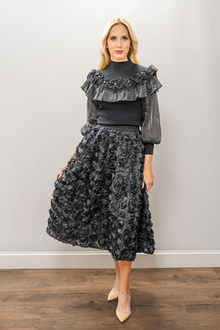 NANCY Rose Dream A-Line Skirt