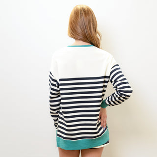 Z SUPPLY Layer Stripe Sweatshirt