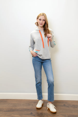 ZAKET & PLOVER Marl Grey Hoodie