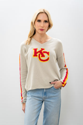 PINKPINEAPPLE KC V-Neck Sweater