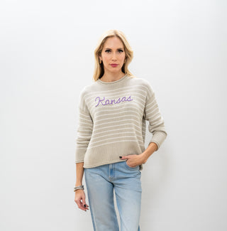 PINKPINEAPPLE Grey K-State w/ Script