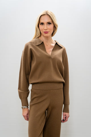 LUCY PARIS Julie Polo Sweater