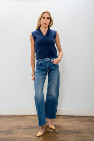 MOTHER Mid Rise Lasso Sneak TGS Jeans