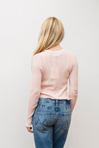 ROSIE POSIE Lace Trim Knit Cardi