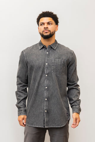 SCOTCH & SODA Washed 1 Pocket Denim Shirt