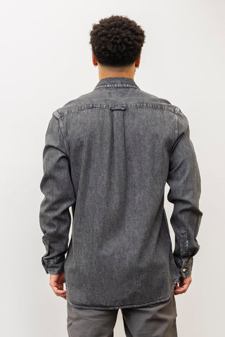 SCOTCH & SODA Washed 1 Pocket Denim Shirt