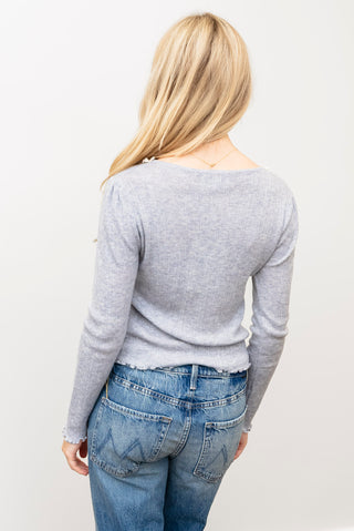 ROSIE POSIE Knit Tops w/ Lace and Ribbon