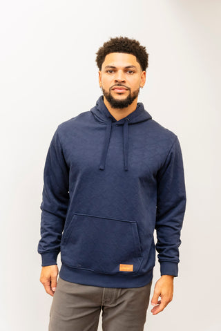 SCOTCH & SODA Jacquard Terry Peacoat Hoodie