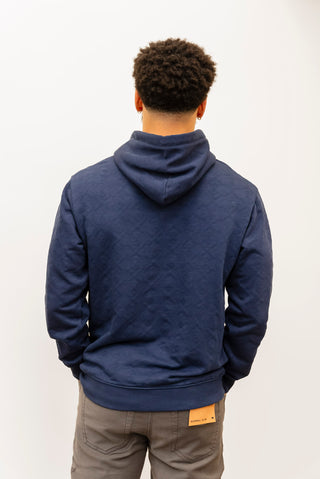 SCOTCH & SODA Jacquard Terry Peacoat Hoodie