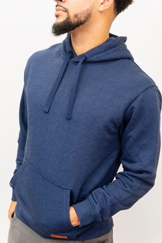 SCOTCH & SODA Jacquard Terry Peacoat Hoodie