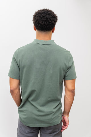SCOTCH & SODA Garment Dyed Plaque Relaxed Polo