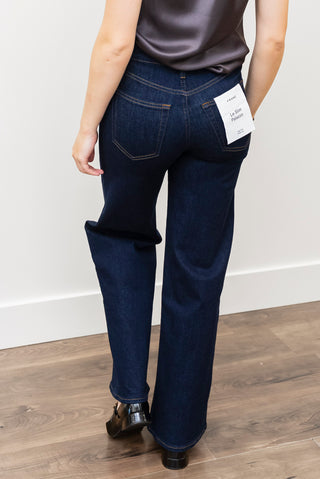FRAME Le Slim Palazzo Blue Jeans