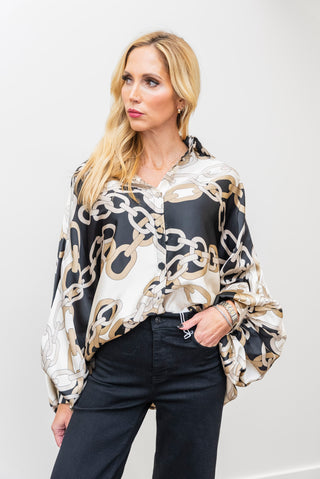 BEULAH Oversized Dolman w/ Chains