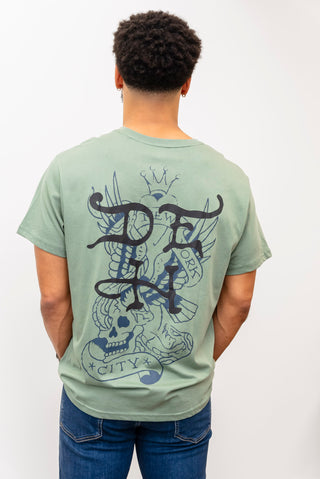 ED HARDY Heart Skull Tee