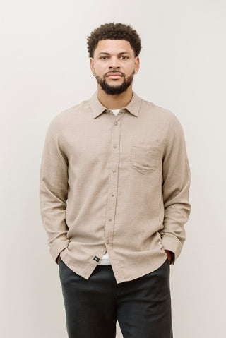 RAILS Wyatt Cedar Houndstooth Fleece Button Up