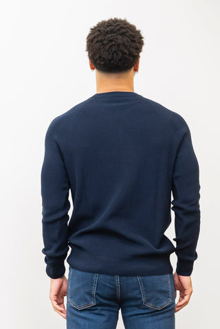 MIZUMI Navy Crew Neck Sweater