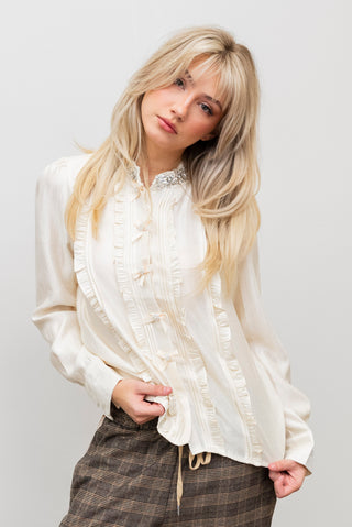 BEULAH Button Up w/ Bows