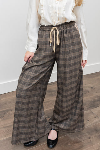 ASTRID Plaid Track Pants