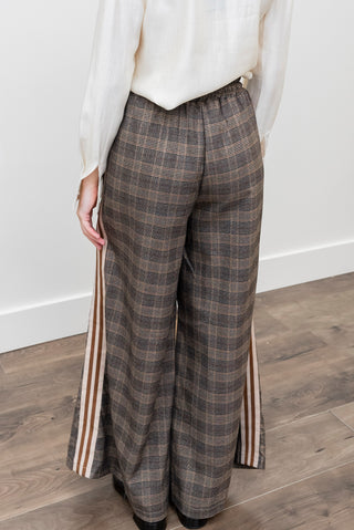 ASTRID Plaid Track Pants