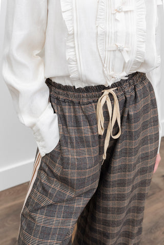 ASTRID Plaid Track Pants