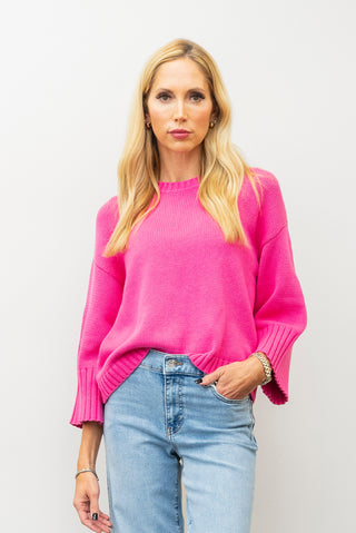 ZAKET & PLOVER Wide Sleeve Crewneck Sweater