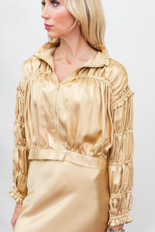 CURRENT AIR Gold Zip Jacket