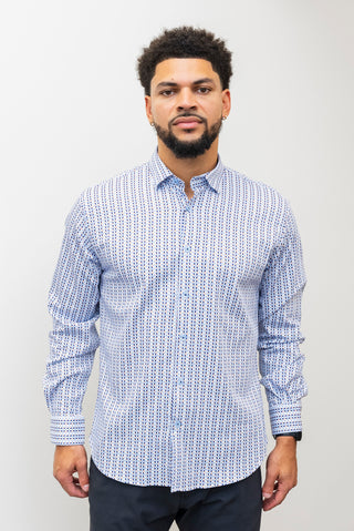 MIZUMI Button Up Blue