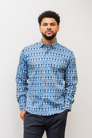 MIZUMI Blue Button Up