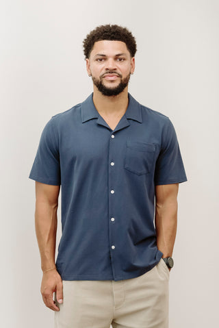 RAILS Flint Navy Button Up