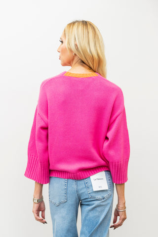 ZAKET & PLOVER Wide Sleeve Crewneck Sweater