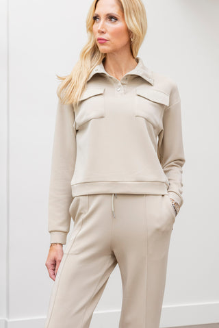 SCOTCH & SODA Tencel Utility Sweatshirt