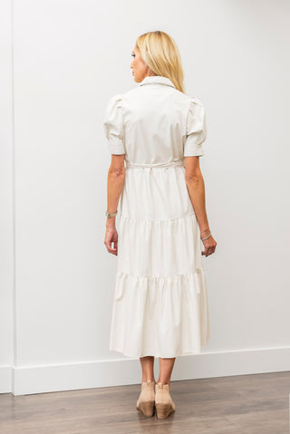 ELAN Faux Leather Dress