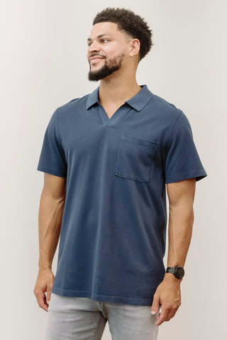 Scotch & Soda Garment-Dyed Pique Relaxed Polo
