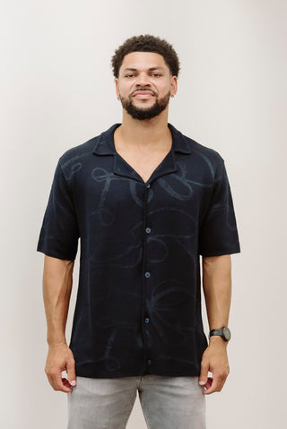 Scotch & Soda Jacquard Knitted Shirt