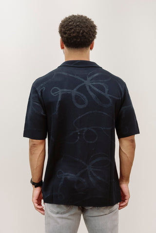 Scotch & Soda Jacquard Knitted Shirt